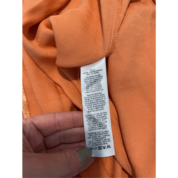 NWT Asos Bridesmaids Satin Halter Special Occasion Front Twist Slit Maxi Dress - Picture 14 of 14